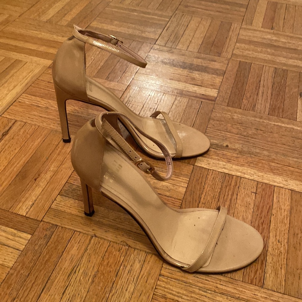 Stuart Weitzman Nudist Classic Heels Shoes 100mm - Picture 4 of 10